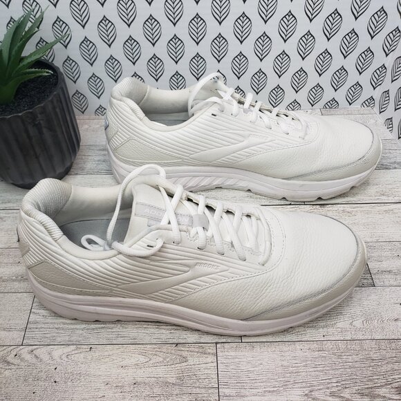 Mens Brooks Addiction Walker  White - 110318-1D-142 Size 13 - Picture 4 of 10